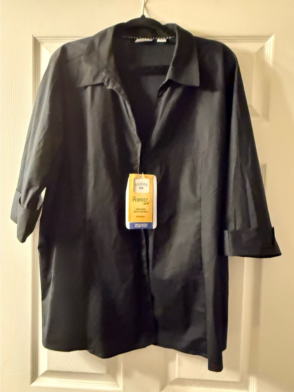 Riders by Lee “The Perfect Shirt” Women’s Plus Size 3X in classic black